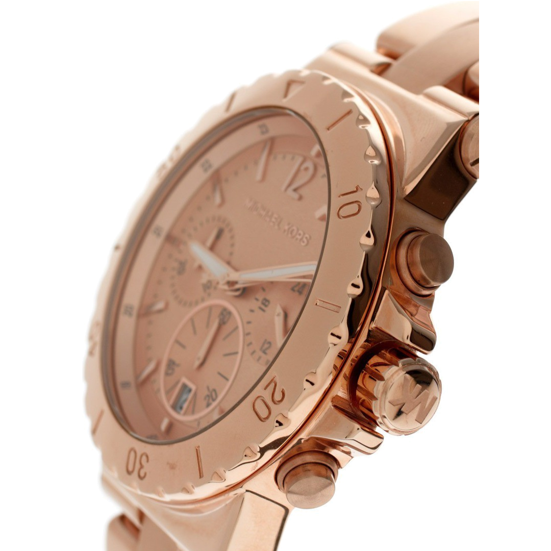 Michael Kors Dylan Rose Gold Dial Rose Gold Steel Strap Watch for Women - MK5314