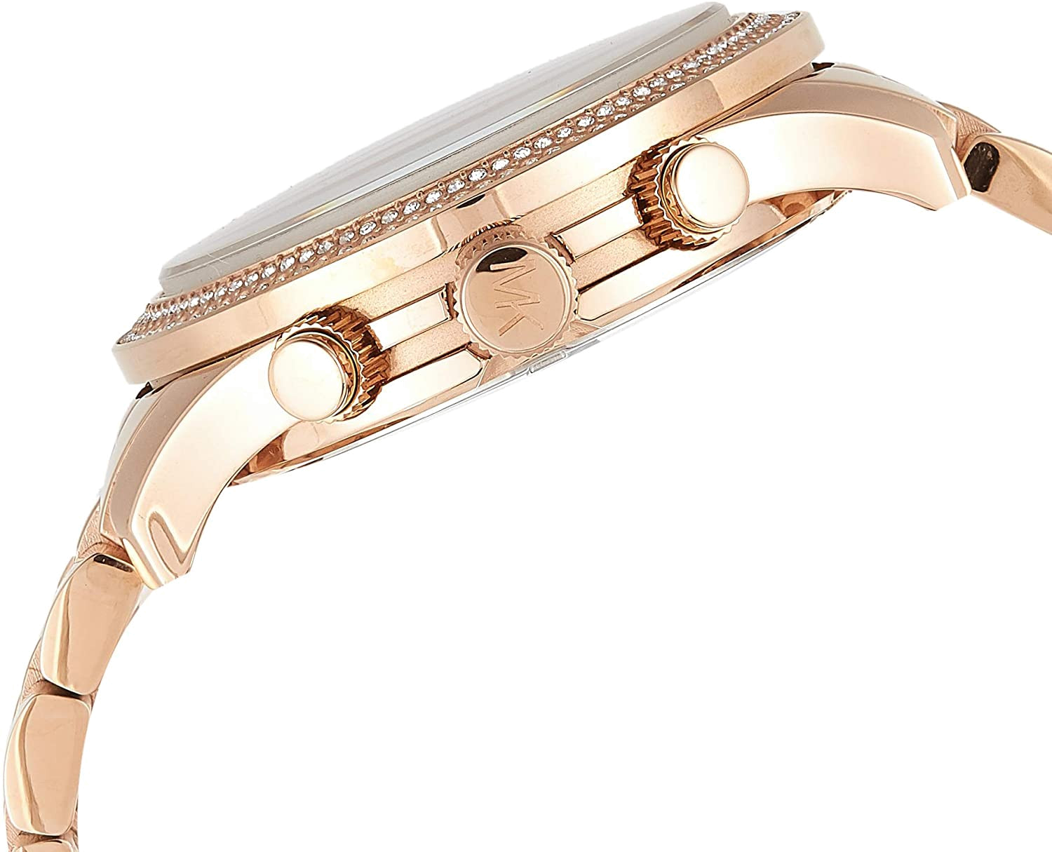 Michael Kors Dylan Rose Gold Dial Rose Gold Steel Strap Watch for Women - MK5576