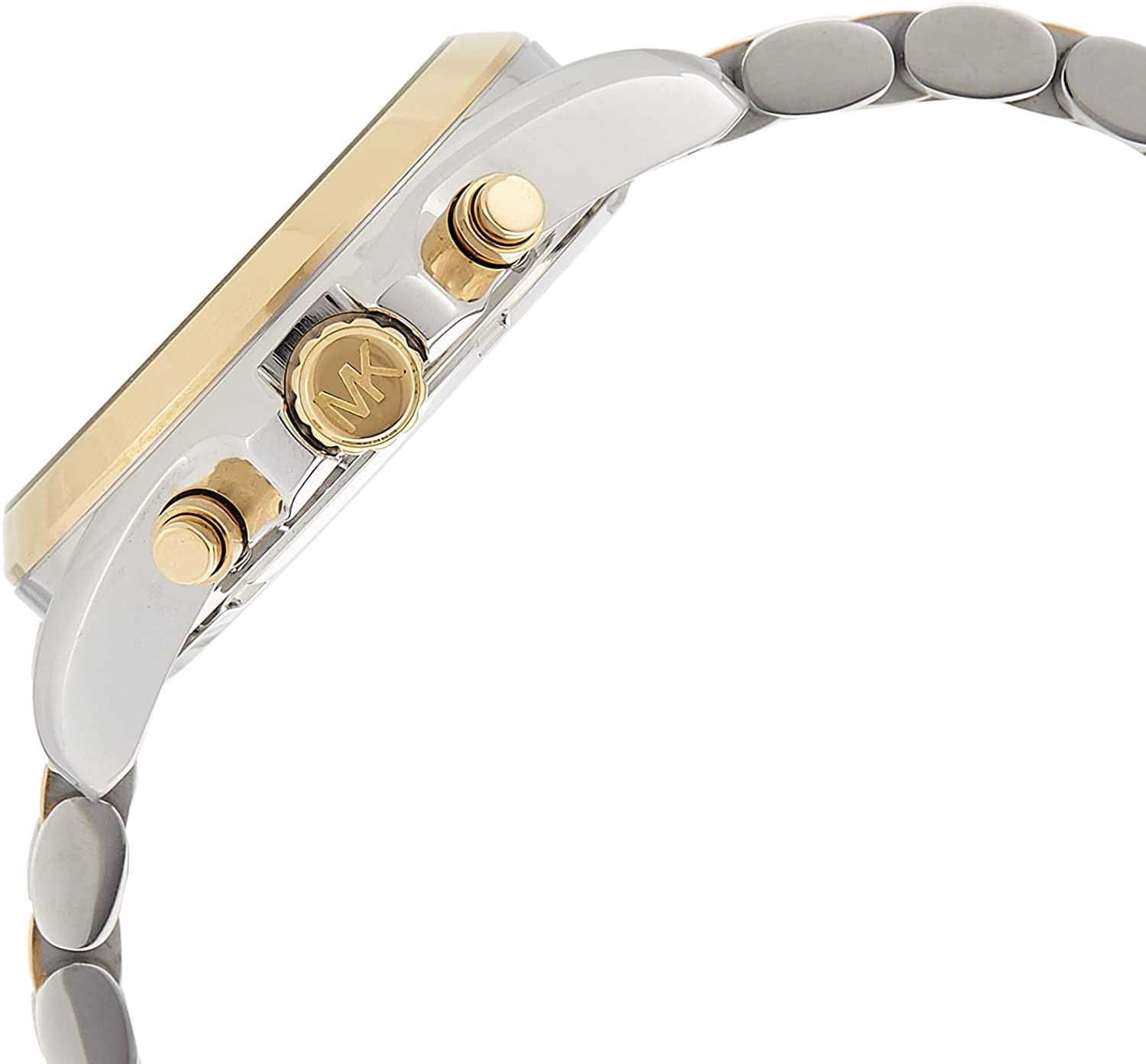 Michael Kors Bradshaw Silver Dial Two Tone Steel Strap Watch for Women - MK5627