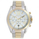 Michael Kors Bradshaw Silver Dial Two Tone Steel Strap Watch for Women - MK5627