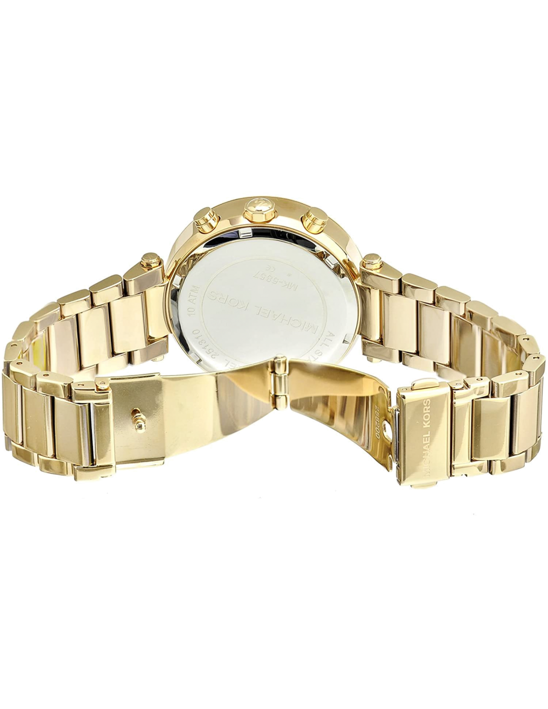 Michael Kors Parker Gold Dial Gold Steel Strap Watch for Women - MK5856