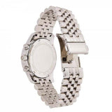 Michael Kors Lexington Chronograph Blue Dial Silver Steel Strap Watch For Women - MK5887
