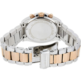 Michael Kors Blair Chronograph Black Dial Two Tone Steel Strap Watch For Women - MK6093