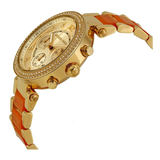 Michael Kors Parker Gold Dial Two Tone Steel Strap Watch for Women - MK6139