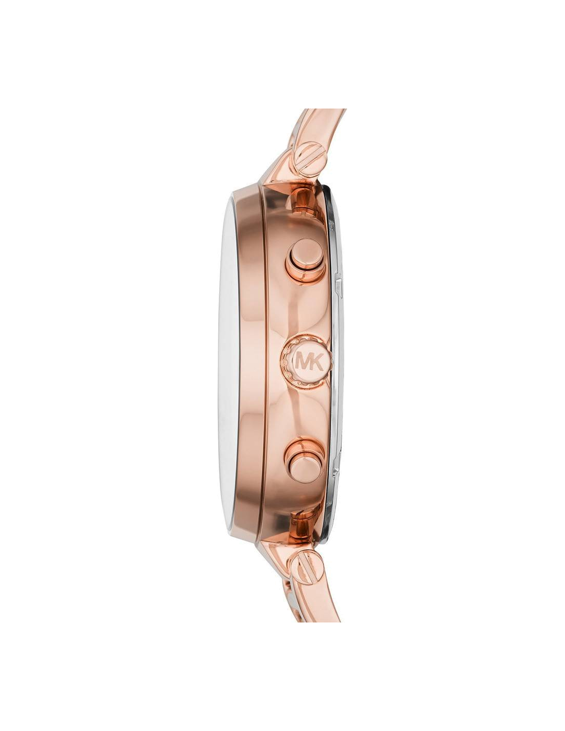 Michael Kors Sawyer Rose Gold Dial Rose Gold Steel Strap Watch for Women - MK6226