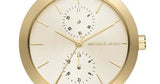 Michael Kors Garner Quartz Gold Dial Gold Steel Strap Watch For Women - MK6408