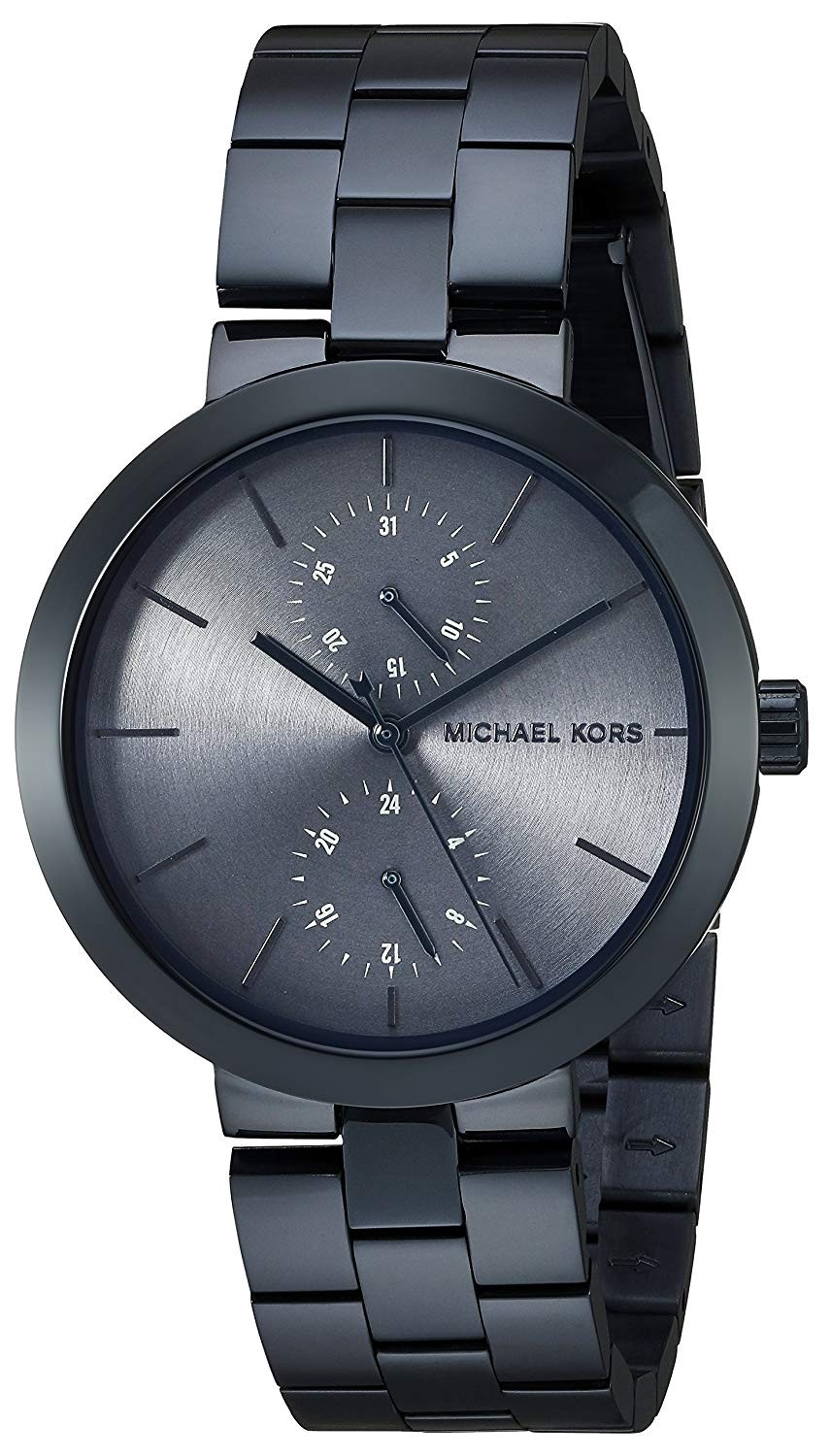 Michael Kors Garner Chronograph Quartz Blue Dial Blue Steel Strap Watch For Women - MK6410