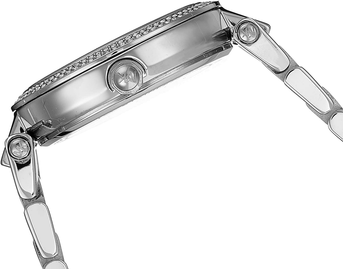 Michael Kors Parker Silver Dial Silver Stainless Steel Strap Watch for Women - MK6483