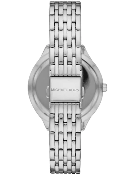 Michael Kors Mindy White Dial Silver Steel Strap Watch For Women - MK7075