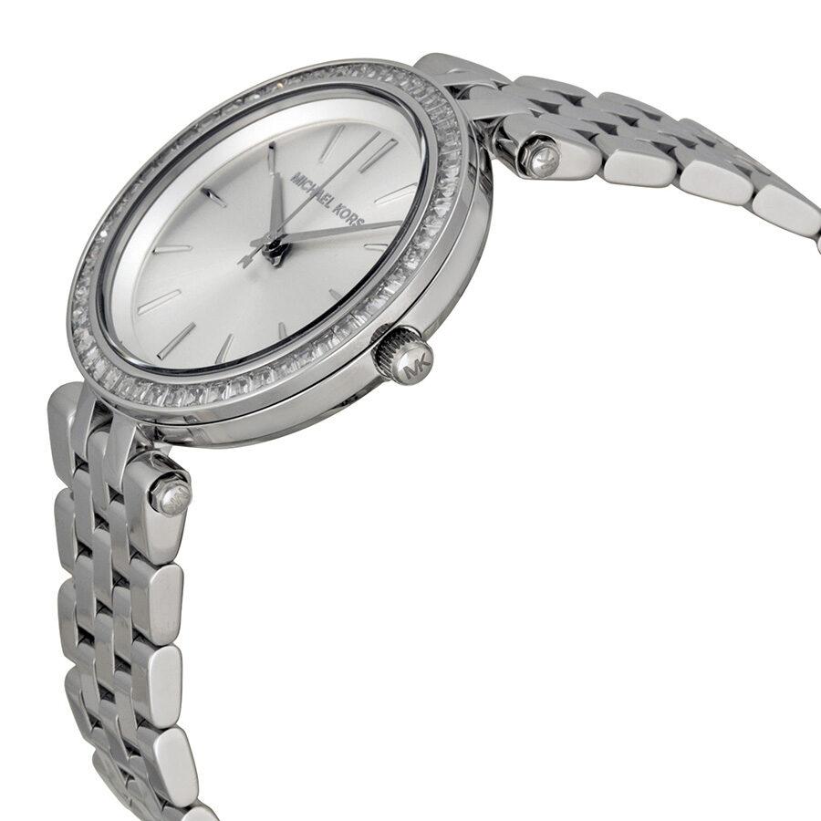 Michael Kors Darci Silver Dial Silver Stainless Steel Strap Watch for Women - MK3364