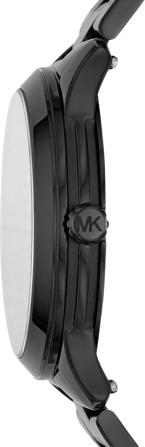 Michael Kors Runway Quartz Black Dial Black Steel Strap Watch For Women - MK6683