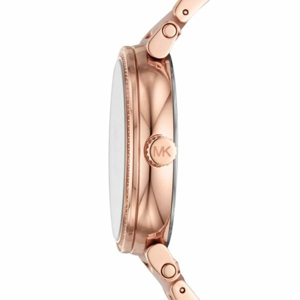Michael Kors Sofie Quartz Crystals Crystals Rose Gold Dial Rose Gold Steel Strap Watch For Women - MK4336