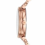 Michael Kors Sofie Quartz Crystals Crystals Rose Gold Dial Rose Gold Steel Strap Watch For Women - MK4336
