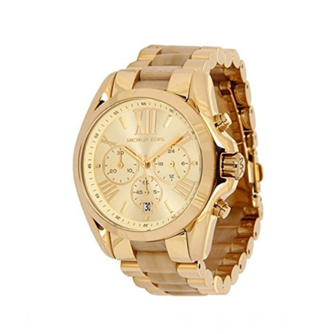 Michael Kors Bradshaw Gold Dial Gold Steel Strap Watch for Women - MK5722