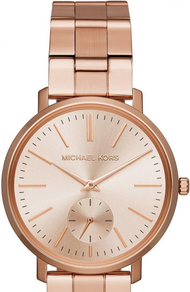 Michael Kors Jaryn Quartz Rose Gold Dial Rose Gold Steel Strap Watch For Women - MK3501