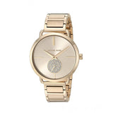 Michael Kors Portia Gold Dial Gold Steel Strap Watch for Women - MK3639