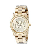 Michael Kors Runway Gold Dial Gold Steel Strap Watch for Women - MK5786