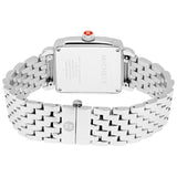 Michele Deco Mother of Pearl Dial Silver Steel Strap Watch For Women - MWW06V000001