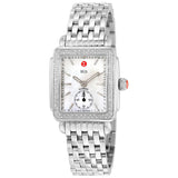 Michele Deco Mother of Pearl Dial Silver Steel Strap Watch For Women - MWW06V000001