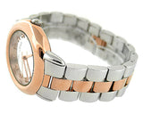 Marc Jacobs Marc Silver Dial Two Tone Steel Strap Watch for Women- MBM3170