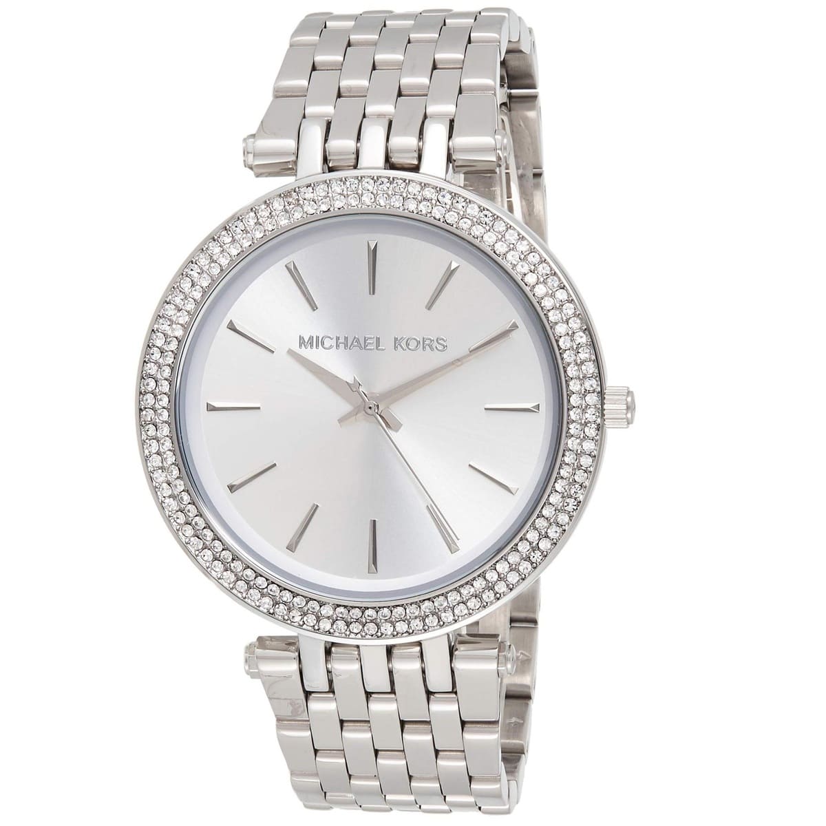 Michael Kors Darci Silver Dial Silver Stainless Steel Strap Watch for Women - MK3190