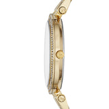 Michael Kors Darci Gold Dial Gold Stainless Steel Strap Watch for Women - MK3216