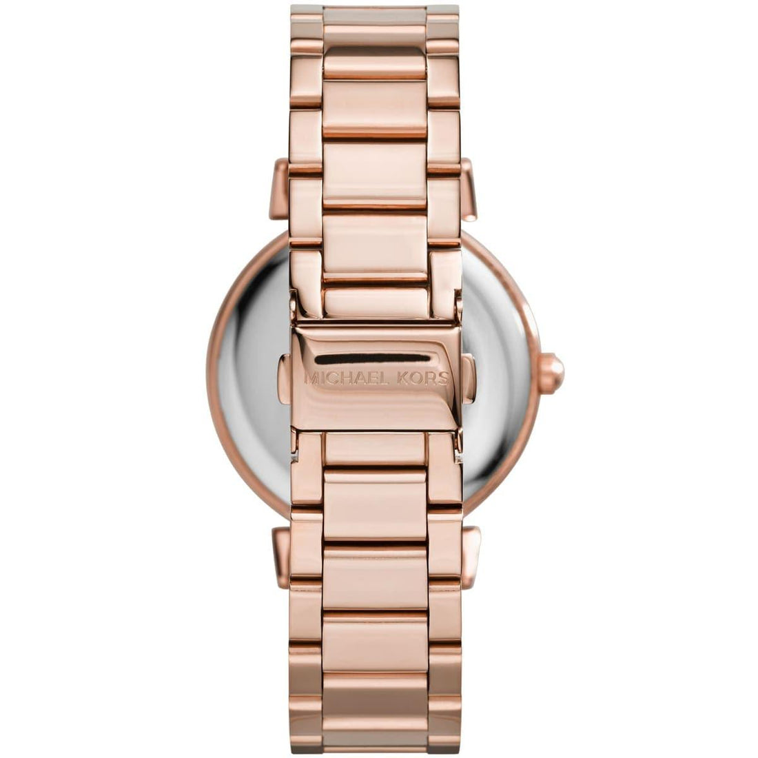 Michael Kors Catlin Black Dial Rose Gold Steel Strap Watch for Women - MK3339