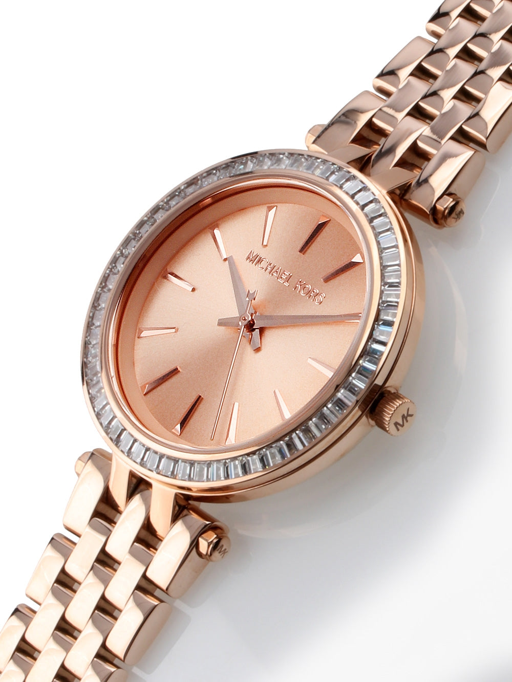 Michael Kors Darci Rose Gold Dial Rose Gold Stainless Steel Strap Watch for Women - MK3366