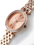 Michael Kors Darci Rose Gold Dial Rose Gold Stainless Steel Strap Watch for Women - MK3366