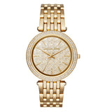 Michael Kors Darci Gold Dial Gold Steel Strap Watch for Women - MK3398