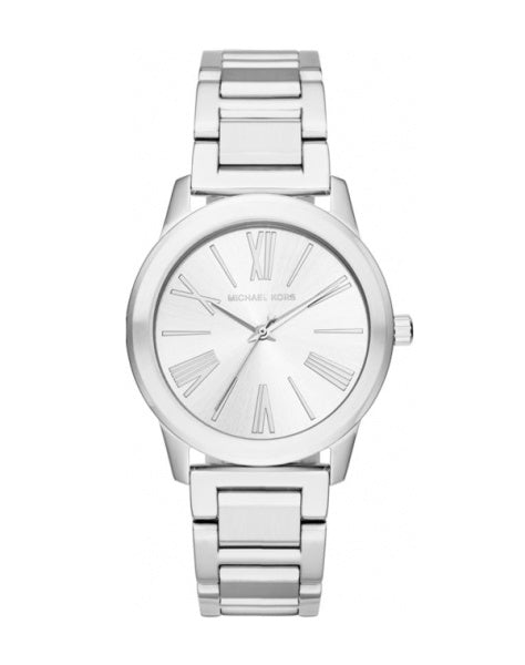 Michael Kors Hartman Quartz Silver Dial Silver Steel Strap Watch For Women - MK3489