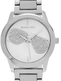 Michael Kors Harman Analog Silver Dial Silver Steel Strap Watch For Women - MK3672