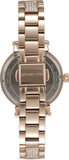 Michael Kors Sofie Quartz Rose Gold Dial Rose Gold Steel Strap Watch For Women - MK3882