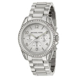 Michael Kors Blair Silver Dial Silver Steel Strap Watch for Women - MK5165