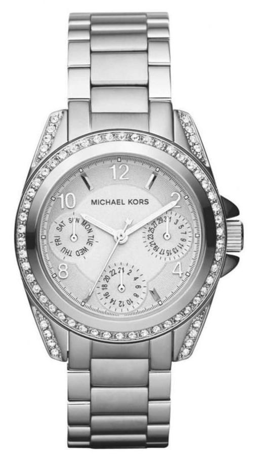 Michael Kors Blair Silver Dial SIlver Steel Strap Watch for Women - MK5612