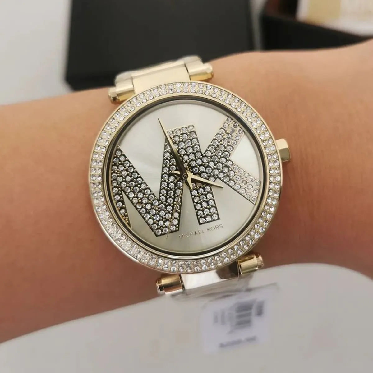 Michael Kors Parker Quartz Rose Gold Dial Rose Gold Steel Strap Watch For Women - MK6660