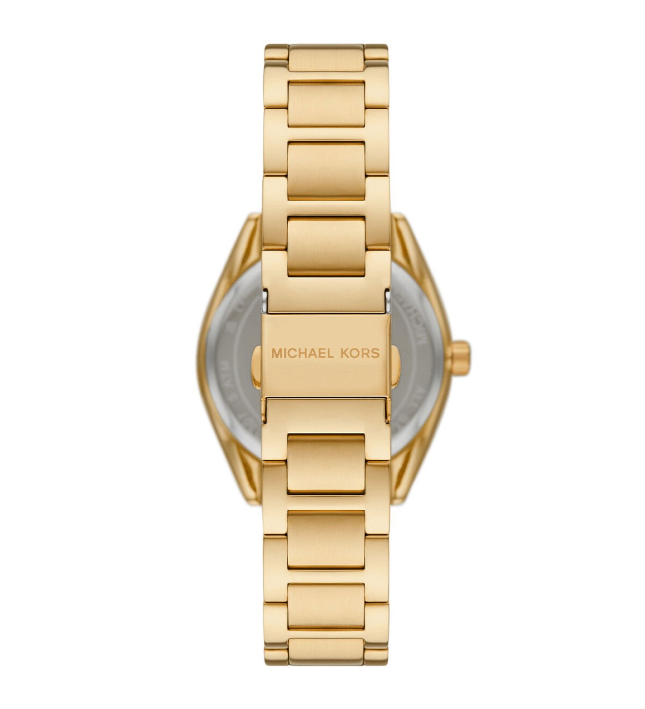 Michael Kors Janelle Quartz Gold Dial Gold Steel Strap Watch For Women - MK7381
