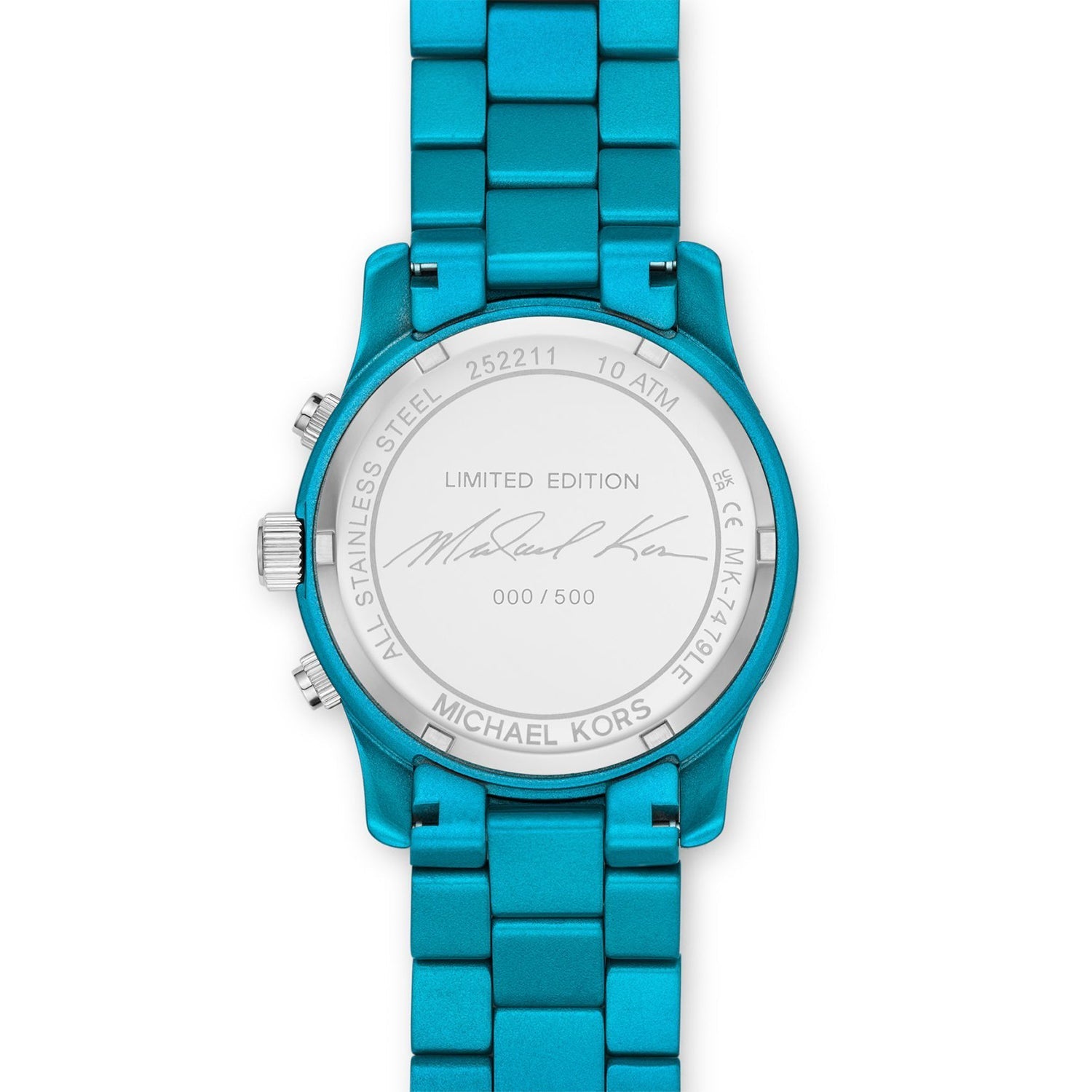 Michael Kors Runway Limited Edition Blue Dial Blue Steel Strap Watch for Women - MK7479LE
