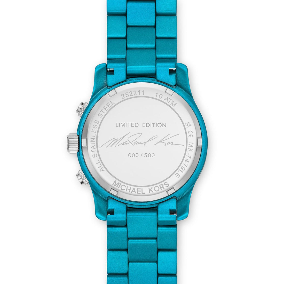 Michael Kors Runway Limited Edition Blue Dial Blue Steel Strap Watch for Women - MK7479LE