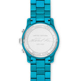 Michael Kors Runway Limited Edition Blue Dial Blue Steel Strap Watch for Women - MK7479LE