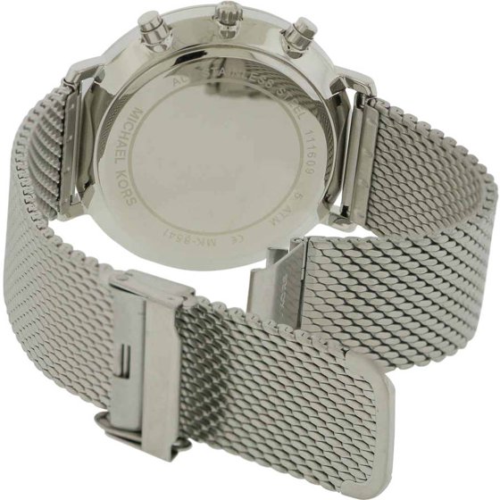 Michael Kors Jaryn Silver Dial Silver Mesh Bracelet Watch for Men - MK8541