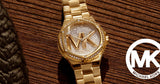 Michael Kors Bradshaw Gold Dial Gold Steel Strap Watch for Women - MK6487