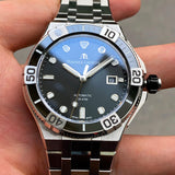 Maurice Lacroix Aikon Venturer Black Dial Silver Steel Strap Watch for Men - AI6058-SS002-330-1