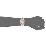 Guess Glisten Chronograph Analog Silver Dial Two Tone Steel Strap Watch For Women - W14551L1