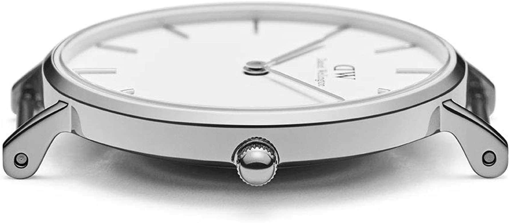 Daniel Wellington Classic Petite St Mawes White Dial Brown Leather Strap Watch For Women - DW00100187