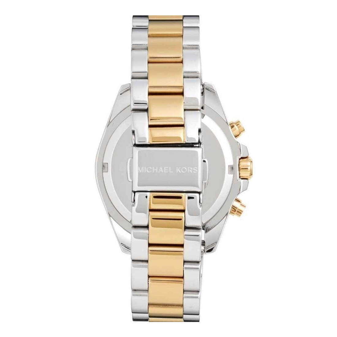Michael Kors Bradshaw Silver Dial Two Tone Steel Strap Watch for Women - MK5627