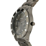 Guess XS Multifunction Quartz Brown Dial Brown Steel Strap Watch For Women - W0027L1