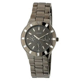Guess XS Multifunction Quartz Brown Dial Brown Steel Strap Watch For Women - W0027L1