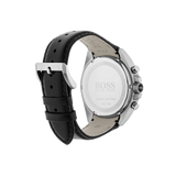 Hugo Boss Contemporary Sport Driver Black Dial Black Leather Strap Watch for Men - 1513085