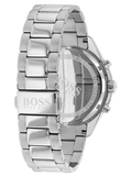 Hugo Boss Talent Blue Dial Silver Steel Strap Watch for Men - 1513582